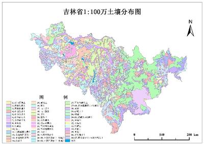 吉林省1:100万土壤分布数据集(1959年)