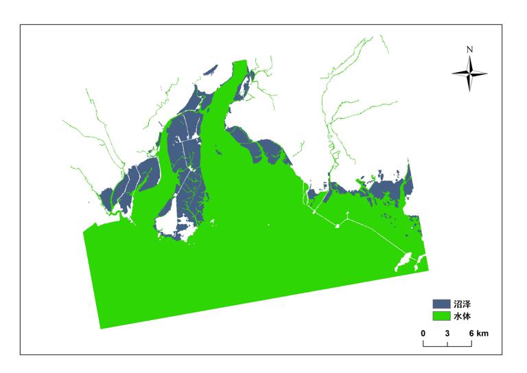 鸭绿江河口湿地30m与80m分辨率湿地景观格局变化数据集1980年与1990年与2000年与2010年与2015年