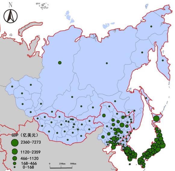 东北亚经济发展规模